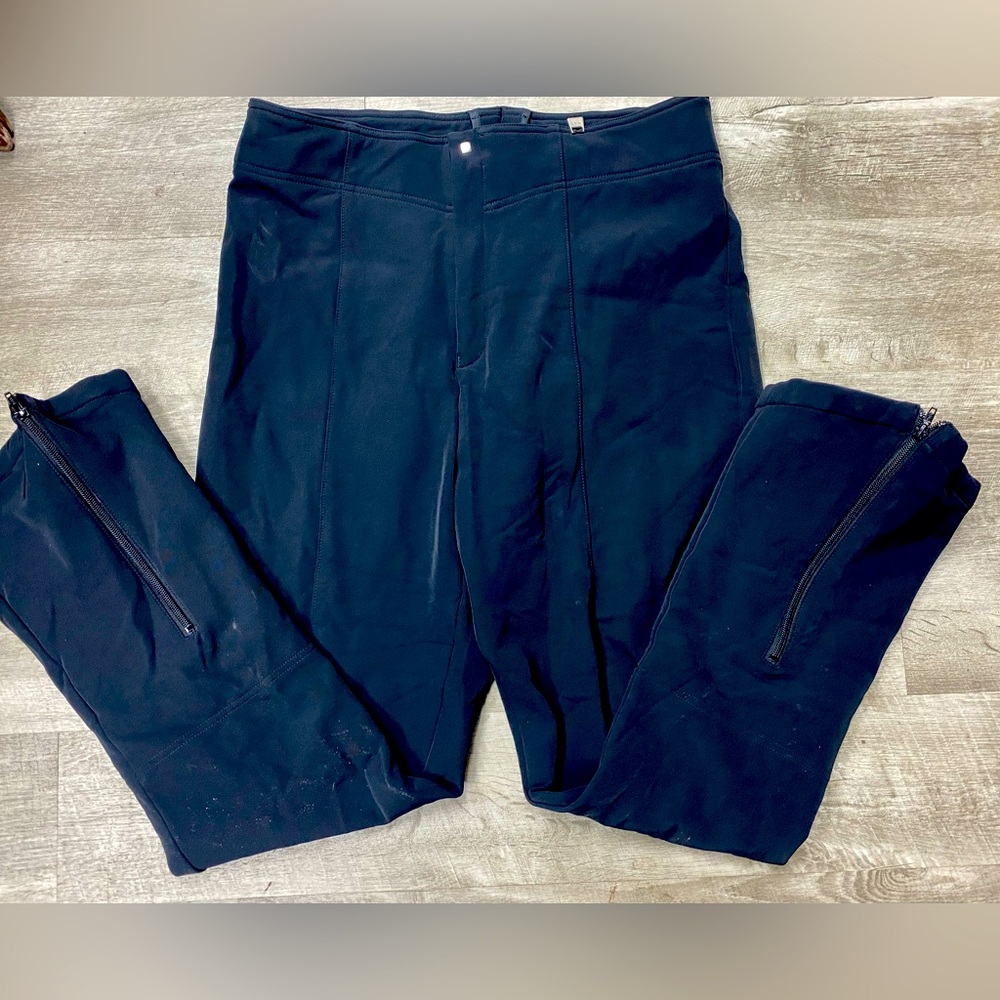 NILS Sportswear Women Black Ski Snowboard Pant Size 18 Long.